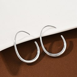 Нержавеющая Сталь Цвет 304 Серьги-капли из нержавеющей стали с подвесками, цвет нержавеющей стали, 29.5x22x3.5 мм