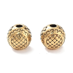 Золотой Ионное покрытие (ip) 304 шарики из нержавеющей стали, круглые, золотые, 7.5x8x7.5 мм, отверстие : 2 мм