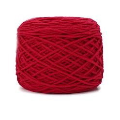 Темно-Красный Шерстяная пряжа, для одежды шарфы свитера шали шапки, темно-красный, 5 мм