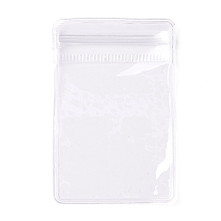 Прозрачный ПВХ антиокислительные пакеты с застежкой-молнией, прозрачный чехол для хранения ювелирных изделий с защитой от потускнения, прозрачные, 5.95x4x0.15 см, односторонняя толщина: 4.9 мил(0.125мм)
