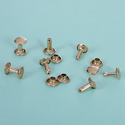 Золотой Железные заклепки, для изготовления пакетов, золотые, 9.5x8 мм