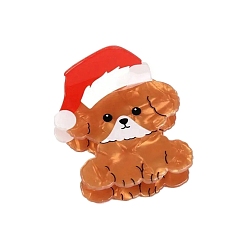 Собака Акриловые коготь заколки, аксессуары для волос для женщин и девочек, собака, 80 мм