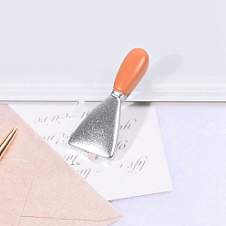 Оранжевый 10шт. модель инструмента для ремонта смолы, аксессуары для кукольного домика с микро-ландшафтом, притворяясь опорными украшениями, серапер, оранжевые, 24x10 мм