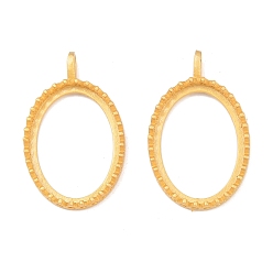 Золотой Настройки Серебряный кулон кабошон 925 стерлингов, овальные, настройки открытой спины, золотые, лоток : 18x13.5 мм, 24x15x2.5 мм, отверстие : 3.5x2 мм