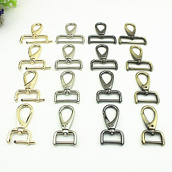 Light Gold Застежка для ремня для сумочки из цинкового сплава, пряжки с застежками-карабинами, золотой свет, 5 см, Внутренний диаметр: 2x2 cm