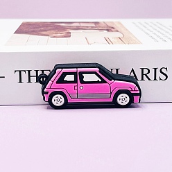 Фуксин Пластиковые подвески из пвх, автомобильные прелести, фуксиново-красные, 50x20x1.2 мм