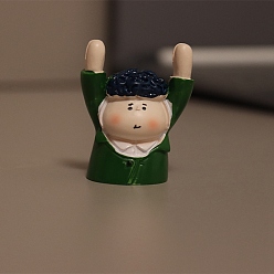 Human Держатель для заметок, клип-памятка, фигурки из смолы, человек, 50 мм