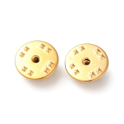 Chapado en Oro Real 18K Chapado de iones (ip) 304 pasadores de solapa de sombrero de corbata de acero inoxidable, real 18 k chapado en oro, 11.5x5.5 mm, agujero: 1 mm