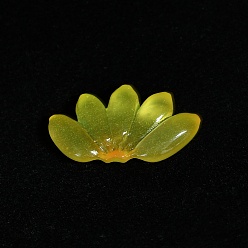 Банан Украшения для кукольного домика из светящейся смолы, реквизит, имитация фруктов, светится в темноте, банан, 14.5x26x4.5 мм