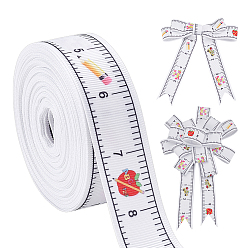 Разноцветный Полиэфирная лента, для аксессуаров для одежды, украшение подарка, красочный, 1 дюйм (25 мм), около 10.00 ярдов (9.14 м) / рулон