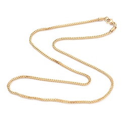 Золотой Вакуумное покрытие pvd 304 ожерелья из нержавеющей стали, с карабин-лобстерами , золотые, 19.6 дюйм (49.8 см), 2 мм