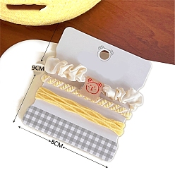 Золотистый Связей ткани волос, золотые, Размер упаковки: 90x80x12 mm