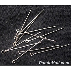 Платина Железный штифт, без кадмия и без свинца, платина, 18x0.7 мм, отверстие : 2 мм, Около 13800~14000 шт / 1000 г